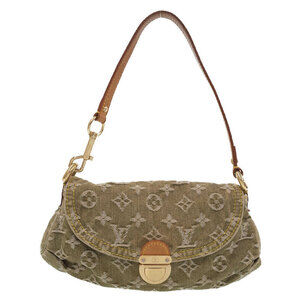 Louis Vuitton Monogram Denim Pleaty Semi Shoulder Bag